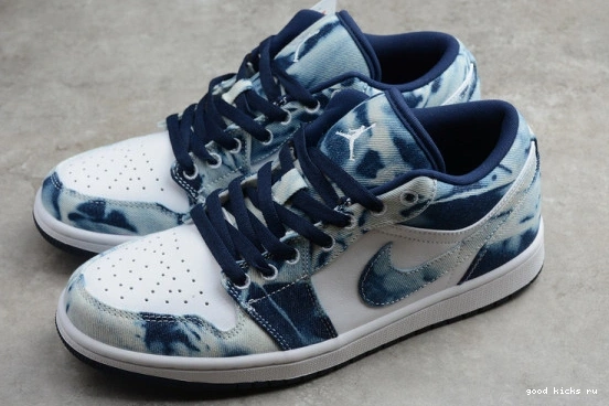 Denim Washed Low 1 CZ8455-100 CZ8455-100 Jordan 0501